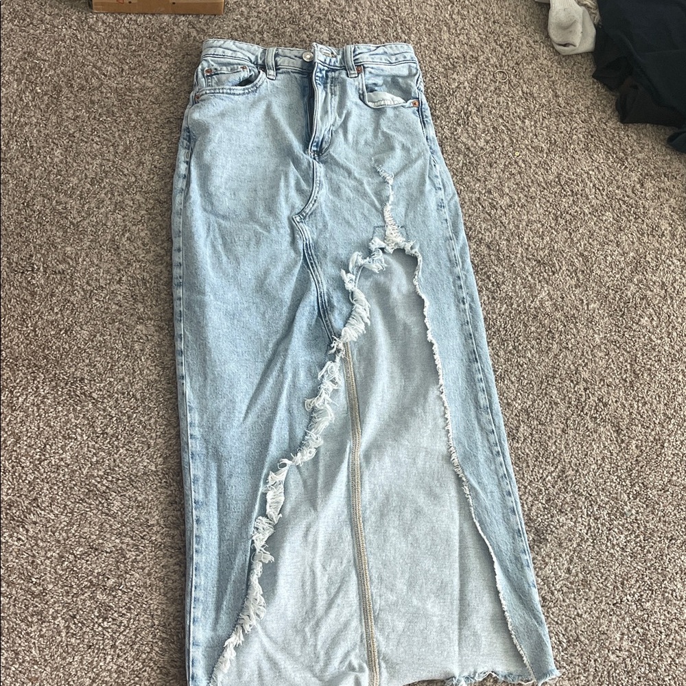 Forever 21 Blue Denim Skirt